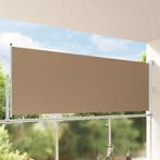 vidaXL Zijkant luifel 100% polyester, ijzer, staal, Tuin en Terras, Verzenden, Nieuw