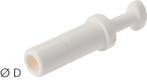 12mm plug POM FDA EPDM [5 Stuks], Verzenden