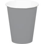 Zilveren Bekers Karton 350ml 8st, Verzenden