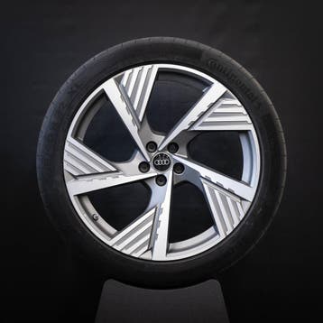 Audi Q8 Etron 22 Inch Velgen Zomerbanden Origineel 265/40/22, Ophalen of Verzenden, Banden en Velgen