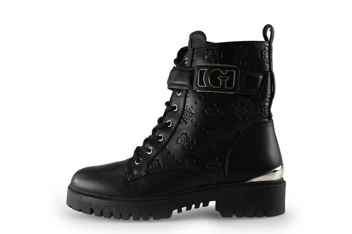 Guess Veterboots in maat 40 Zwart, Kleding | Dames, Schoenen, Zwart, Zo goed als nieuw, Overige typen, Verzenden