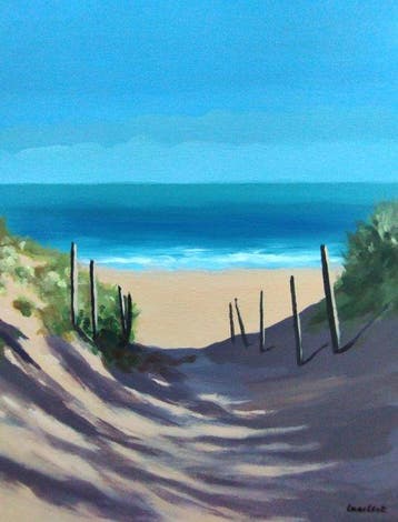 Maillet (1965) - Île de Ré, plage à la Couarde