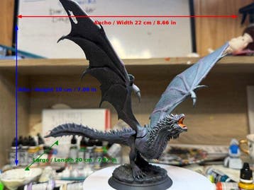 Balerion - Figure - Game of thrones Balerion - Résine,