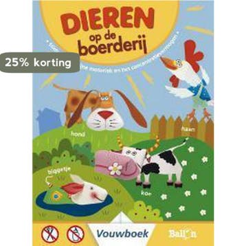 Vouwboek - Dieren op de boerderij / Vouw je mee ? / 1, Verzenden, Zo goed als nieuw