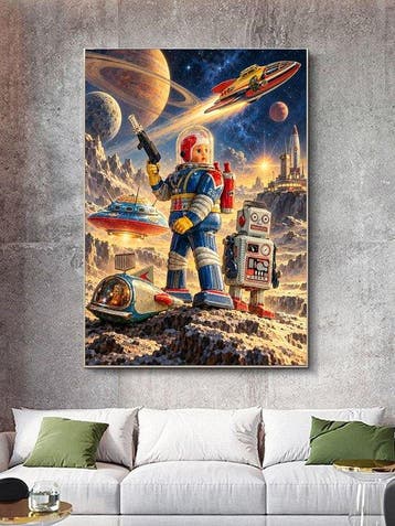 Shayer - The Last Adventure of Tin Explorers - XL - 60x80cm