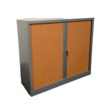 Roldeurkast / archiefkast vv 2 legborden en sleutel (hxbxd), Nieuw