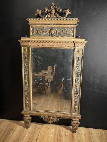 Miroir mural - Bois doré - Specchiera Impero