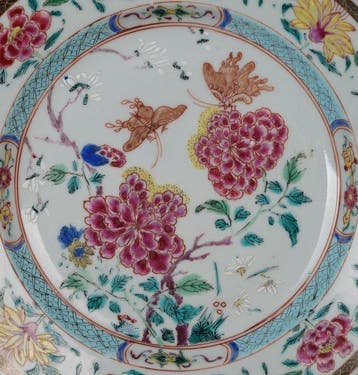 Yongzheng (1723-1735) - Earliest Falangcai - Bord - Two