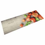 vidaXL Keukenmat wasbaar tomatenprint 60x180 cm fluweel, Verzenden, Nieuw