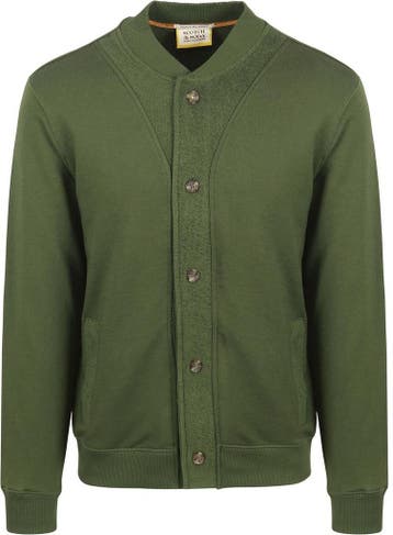 Scotch and Soda Cardigan Groen maat Maat 52/54 (L) Heren, Verzenden