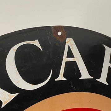 BACARDI - Emaille bord - Ø50 cm - Gemaakt van een dikke