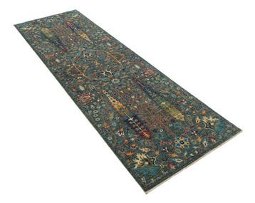 Designer tapijt - Lebensbaum - Meesterwerk - Loper - 248 cm, Huis en Inrichting, Nieuw
