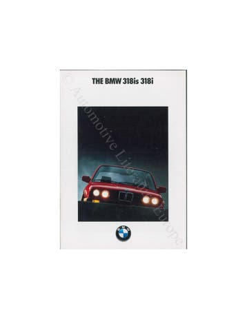 1990 BMW 3 SERIE BROCHURE ENGELS USA, Ophalen of Verzenden