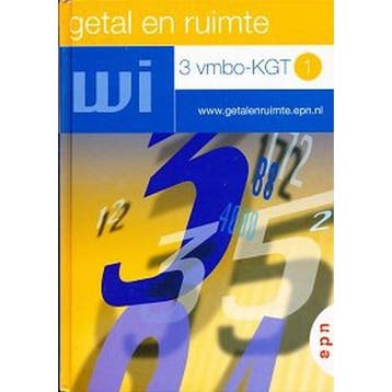 Getal en Ruimte 3 deel 1 VMBO-KGT, Verzenden, Nieuw