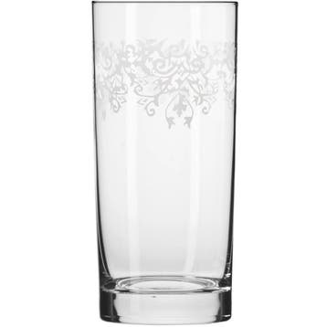 Longdrinkglazen | KRISTA DECO  | Kristalglas | 39cl |  6, Verzenden