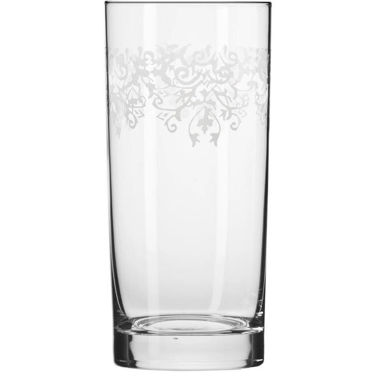 Longdrinkglazen | KRISTA DECO  | Kristalglas | 39cl |  6, Zakelijke goederen, Horeca | Keukenapparatuur, Nieuw in verpakking, Verzenden