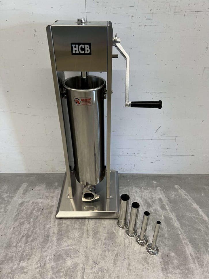 RVS Verticale vulbus stopbus worstvuller 7 liter Horeca, Zakelijke goederen, Horeca | Keukenapparatuur, Ophalen of Verzenden