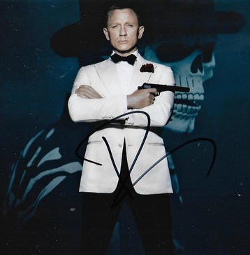James Bond 007 - Autographed Photo Spectre James Bond 007, Nieuw
