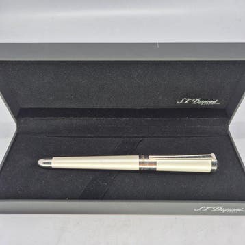 S.T. Dupont - Liberté Pearl White - Box and papers - Zonder, Nieuw