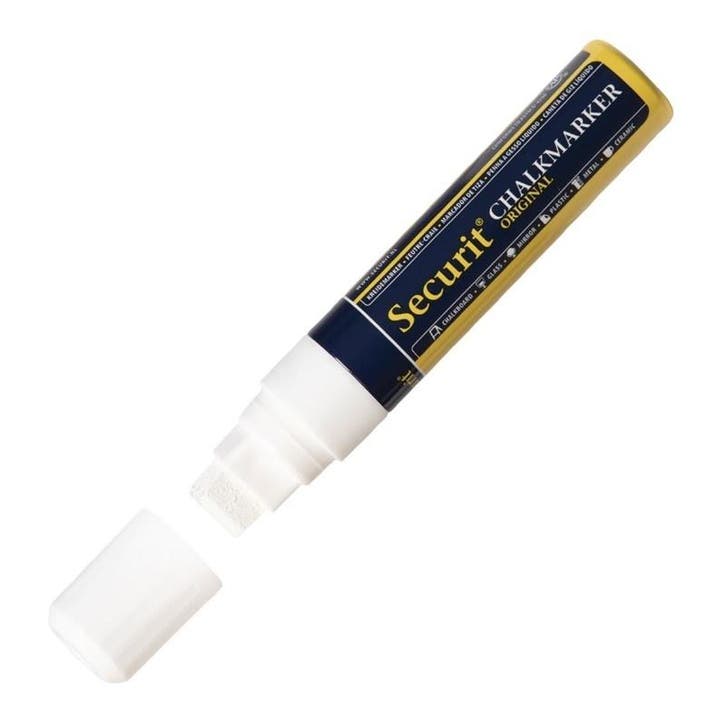 Wisbare krijtstift 15mm wit | Regenbestendig |, Zakelijke goederen, Horeca | Keukenapparatuur, Nieuw in verpakking, Verzenden