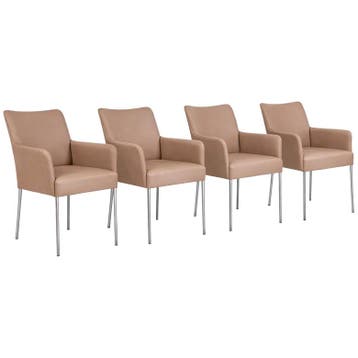bert plantagie Set Van 4 Eetkamerstoelen Salsa - Ongebruikt, Verzenden