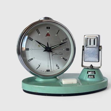 Horloge de bureau - Golden Clock – Vintage Mechanical Alarm