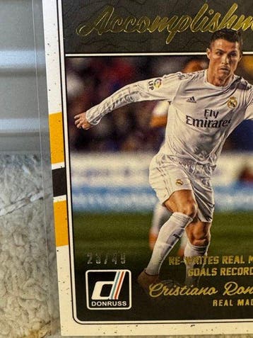 2016/17 Panini Donruss Cristiano Ronaldo 17 Serialized card, Nieuw