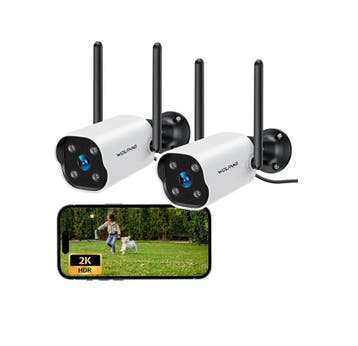 WOLFANG Bewakingscamera voor buiten, 2K 3MP, weerbestendi..., Ophalen of Verzenden