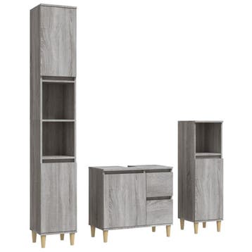 Badkamerkast 30x30x190cm - Compacte opbergruimte voor een..., (Half)hoge kast, Minder dan 50 cm, Verzenden, Nieuw