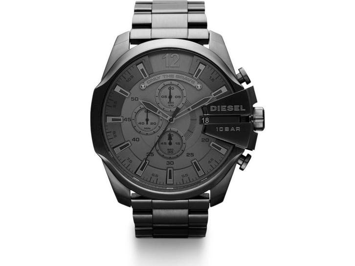 Diesel Chief DZ4282 - Herenhorloge 51 mm - Stalen band -, Handtassen en Accessoires, Horloges | Heren, Nieuw, Verzenden