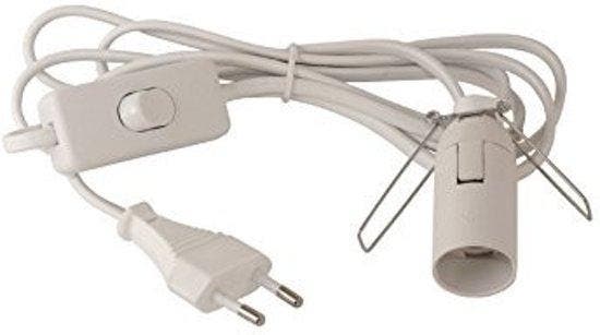 E14 Fitting - Kabel - Aan/Uit Schakelaar (voor Zoutlamp)..., Huis en Inrichting, Lampen | Tafellampen, Nieuw, Ophalen of Verzenden