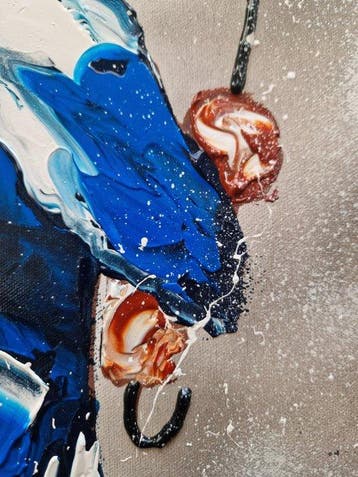 Henry Escobar - Sous la Pluie, Antiek en Kunst