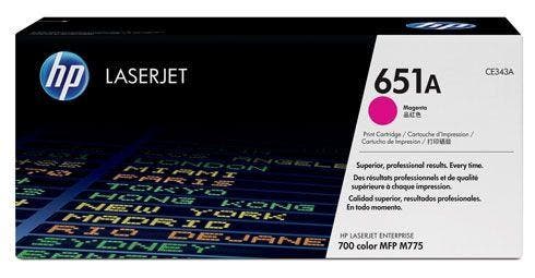 HP - HP 651a (CE343A) Toner Magenta Origineel, Computers en Software, Printerbenodigdheden, Cartridge, Nieuw, Ophalen of Verzenden
