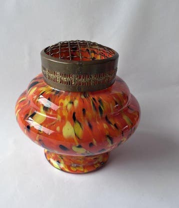 Kralik - Boheems - Vase - Spatterglas