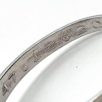 Bague Platine Diamant (Naturelle), Handtassen en Accessoires, Nieuw