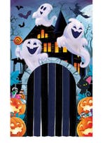 Halloween Deurgordijn Spoken 2,45m, Verzenden, Nieuw