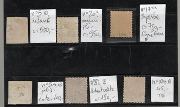 France - Cote de +2450€ pour ce lot de 6 très bon timbres,, Gestempeld