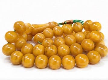 Amber - Barnsteen - Rosary old Amber - 52 cm - 15 mm (Zonder