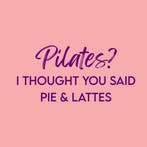 Homebound Tegeltje pilates or pie & lattes, Ophalen of Verzenden, Nieuw