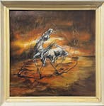 École italienne (XX) - Omaggio a Giorgio De Chirico