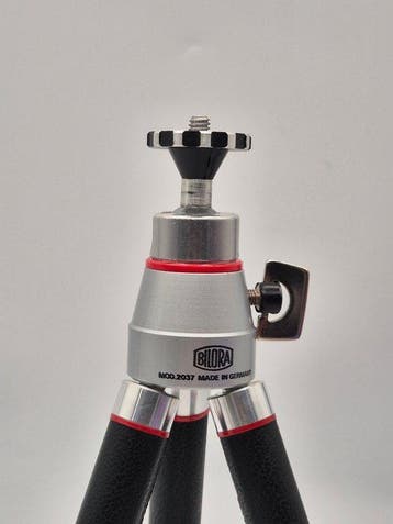 Bilora Mod. 2037 Stativ mit Lederetui | Vintage Statief, Nieuw