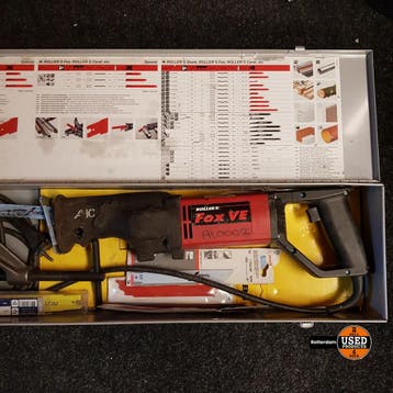 Sabelzaag Fox ANC VE met 6 inch buizen geleidingshouder, Doe-het-zelf en Bouw, Gereedschap | Zaagmachines, Verzenden, Gebruikt