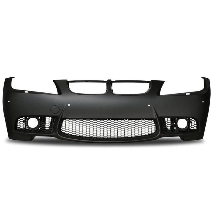 EVO Look Voorbumper + Sproeiers BMW 3 Serie E90 E91 B2328, Auto-onderdelen, Carrosserie, Nieuw, BMW, Voor, Bumper