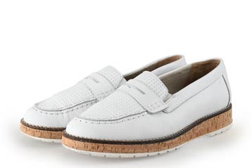 Cypres Loafers in maat 38 Wit, Verzenden, Overige typen