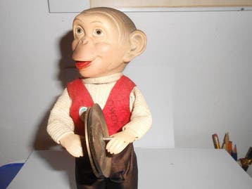 Max Carl Made in Germany - Aap met cimbaal - Opwindbaar