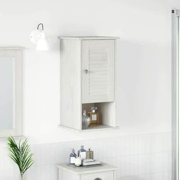 vidaXL Badkamerkast met plank VIGO Wit en Antiek Wit 37 x 34, Verzenden, Nieuw