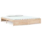 Bedframe 180x200 Massief Hout | Retour Deal | 35% Korting!, Huis en Inrichting, Slaapkamer | Bedden, Verzenden, Nieuw