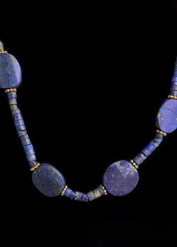 West-Aziatisch lapis lazuli Kralenketting (Zonder