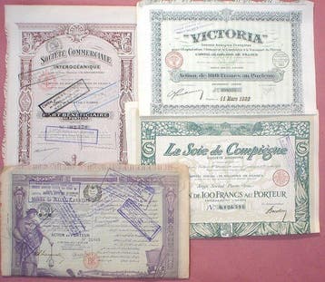 Frankrijk. Decorative France + international 20 x Stocks +