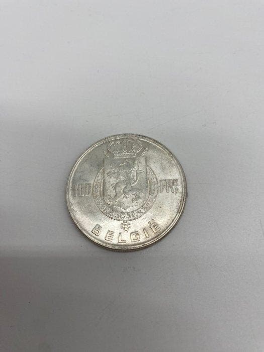 België. 1948-1954 Lot de 8 pièces 100 francs quatre rois, Postzegels en Munten, Munten | Nederland